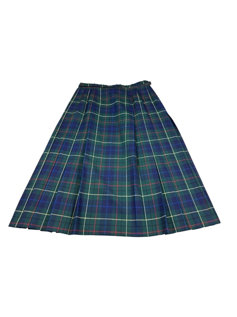 Pendleton Vintage 16 Petite Green Tartan Plaid Wool USA Made (PP792)
